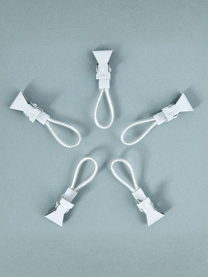 Набор прищепок 5 шт, для полотенец, белый, Мультидом, VL75-126