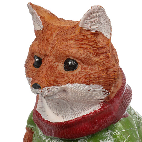 Фигурка декоративная полистоун, Лиса, 10х14.5 см, Y4-9793