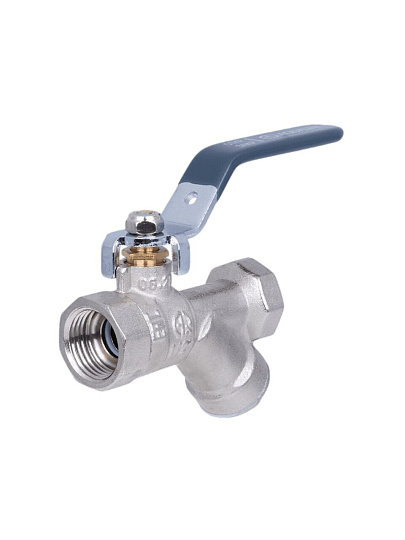 Кран для воды с фильтром 3/4", г-г, ручка, AquaLink