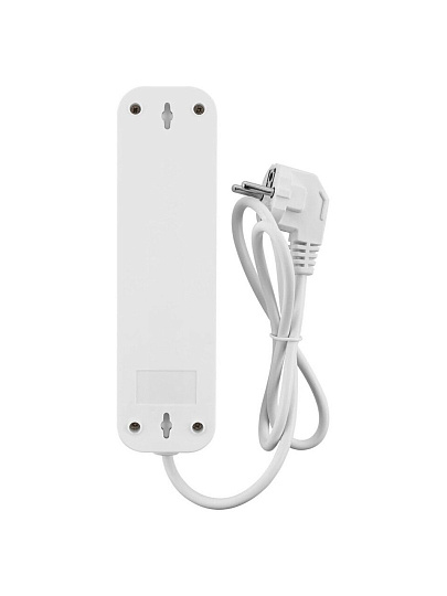 Удлинитель 4 гнезда, 7 м, с заземлением, 10 А, 2300 Вт, белый, TDM Electric, Народный, SQ1303-1048