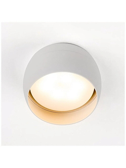 Светильник накладной General Lighting Systems, Чаша, 50 Вт, GX53, на 1 лампочку, IP20, 9х9х5 см, Спот, белый, 661335