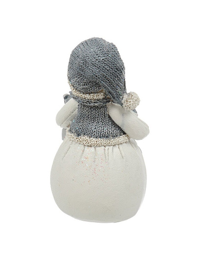 Фигурка декоративная полистоун, Снеговичок, 8х6х15.5 см, A020234