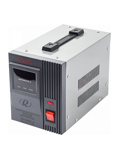 Стабилизатор напряжения Ресанта, ACH-2000/1-Ц, 2 кВт, 140-260 В, 63/6/4
