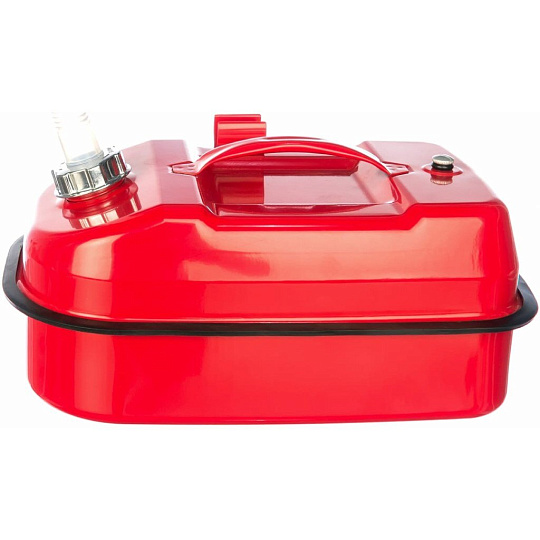 Канистра сталь, для топлива, 10 л, прямоугольная, оцинкованная, перепускной клапан, лейка, KAN-500(10L), Autoprofi