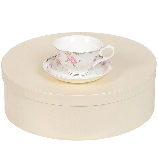 Набор чайный керамика, 12 предметов, на 6 персон, 220 мл, Beatrix, Флориана, МХ004P/6, подарочная упаковка