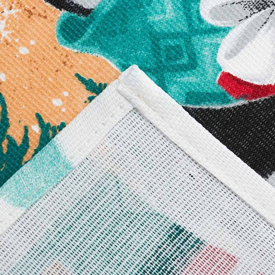 Полотенце кухонное 35х60 см, 100% хлопок, Доляна, Снежного настроения, Россия, 4389620