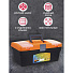 Ящик для инструментов, 17 '', 42х22х18 см, пластик, Profbox, пластиковый замок, лоток, 2 органайзера на крышке, А-42 - фото 4