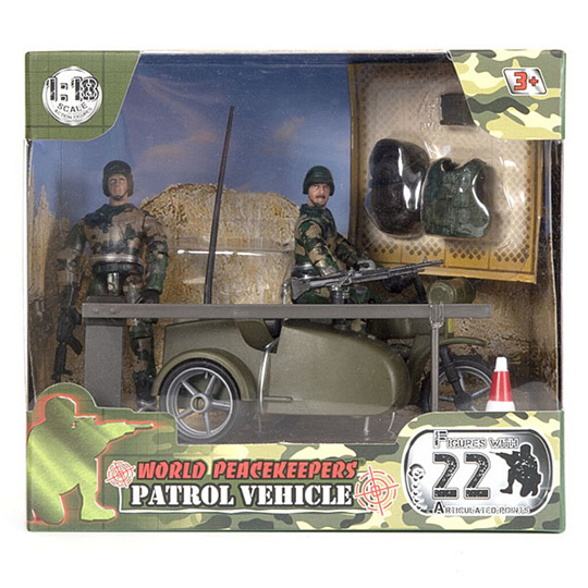 Игровой набор World Peacekeepers, Патруль, 2 шт, MC77019, в ассортименте
