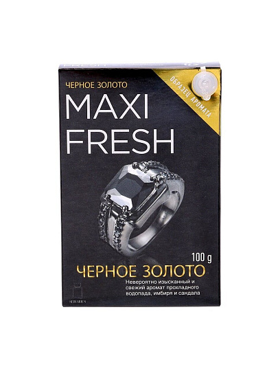 Ароматизатор в машину под сиденье, Maxi Fresh, Черное золото, MF-111