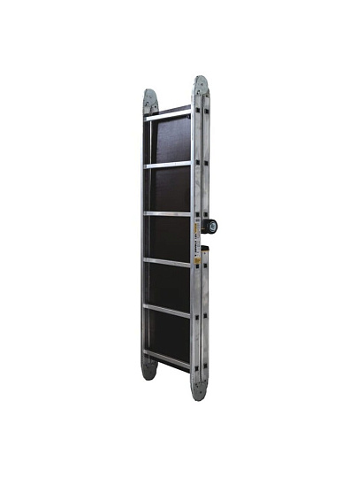 Подмости 1 секция, 6 ступеней, алюминий, 4.1 м, 150 кг, Alumet, SMS 363
