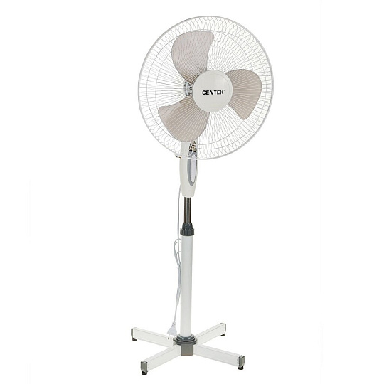 Вентилятор напольный, Centek, CT-5004, 40 Вт, 3 скорости, лучевая решетка, серый, CT-5004 GRAY