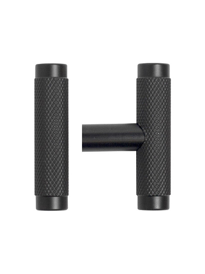 Ручка-кнопка мебельная StahlBuro, AP2308, 2 штуки, матовый черный, 167635