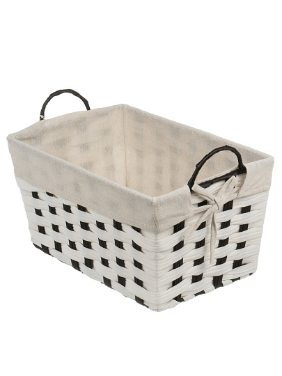 Корзина 37х24х19 см, прямоугольная, плетеная, Y4-9667