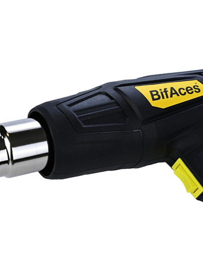 Фен строительный BifAces, AHG-2000-2, 2000 Вт, 500 л/мин, 350 °C, 600 °C, 2 скорости