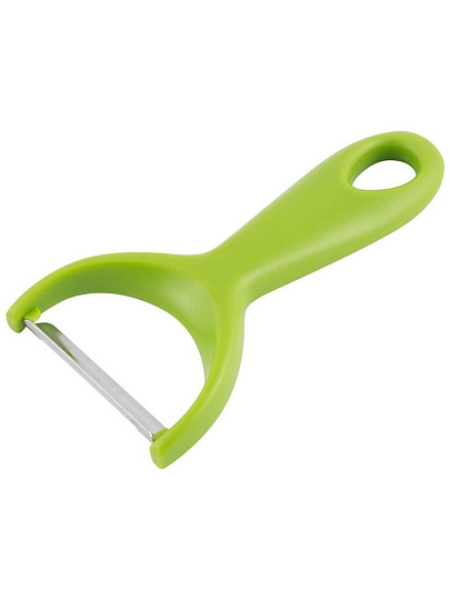 Овощечистка нержавеющая сталь, 13.5х6.6 см, рукоятка пластик, Mallony, Semplice, 008573