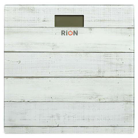 Весы напольные электронные, Rion, Дерево PT-973, стекло, до 180 кг, LCD-дисплей