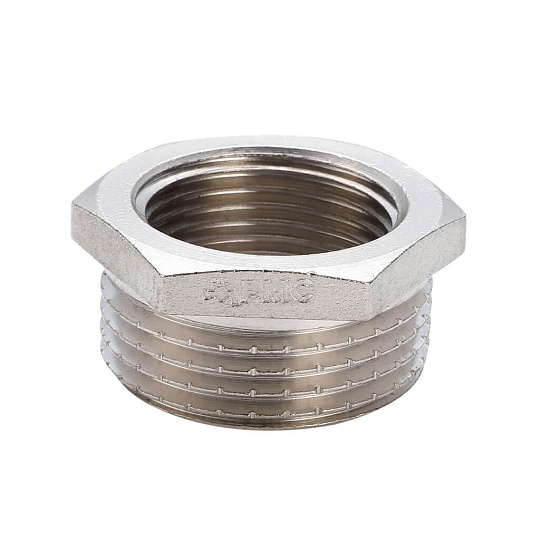 Футорка 1"х3/4", DN 25х20, ш-г, никель, внутренняя/наружная, РМС
