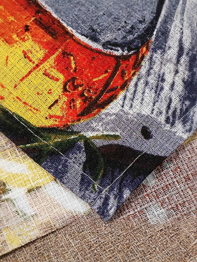 Полотенце кухонное вафельное, 45х60 см, 100% хлопок, Олива, Россия