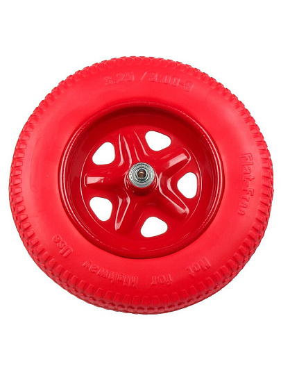 Колесо полиуретан PU, D 85-110, 3.25-3.00-8, втулка D12 мм