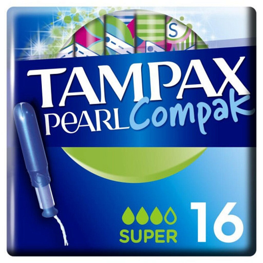 Тампоны Tampax, Compak Super Duo, 16 шт