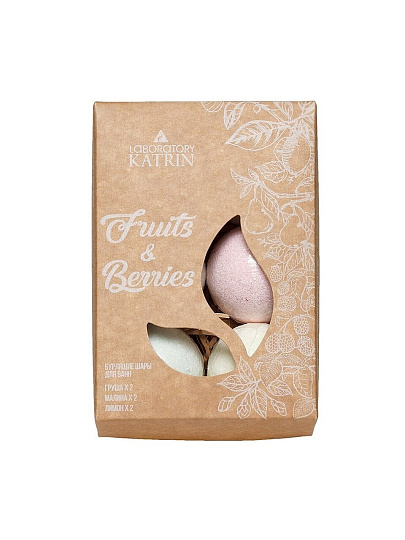 Бомбочки для ванны Fruits&Berries, 6х40 г