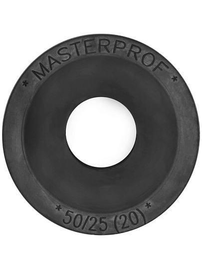Манжета 50х40 мм, ТЭП, черная, MasterProf, индивидуальная упаковка, ИС.131605