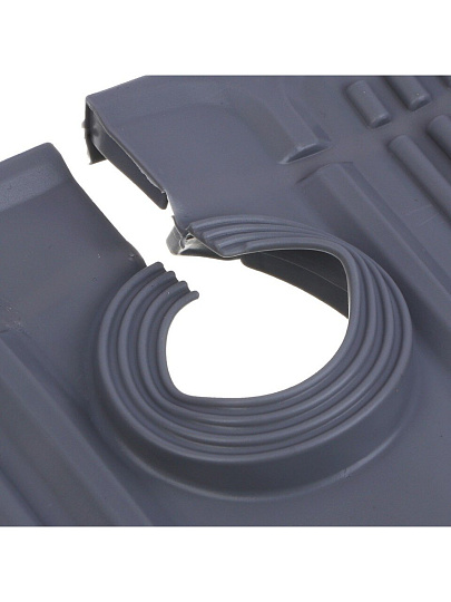 Коврик в раковину, термопластичная резина, 38х12 см, в ассортименте, Vetta, 485-194