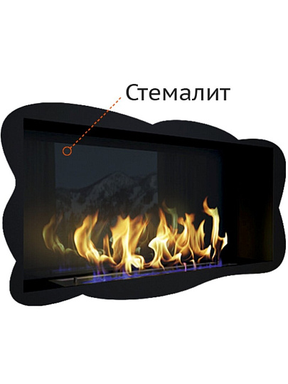 Биокамин ZeFire, Flagman 1600, со стемалитом