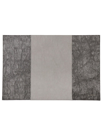 Салфетка декоративная 45х30 см, прямоугольная, серая, Patchwork, DMP12
