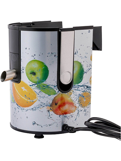 Соковыжималка электрическая Polaris, PEA 0829 Fruit Fusion, 800 Вт, резервуар для сока 0.35 л, 2 скорости, 1 л