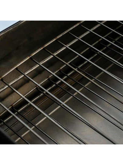 Коптильня 2 яруса, 48х29х19 см, с поддоном, с гидрозатвором, Firewood, 112218