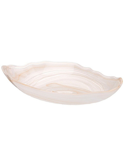 Блюдо стекло, овальное, 15.5х28 см, Murano, Bronco, 336-190