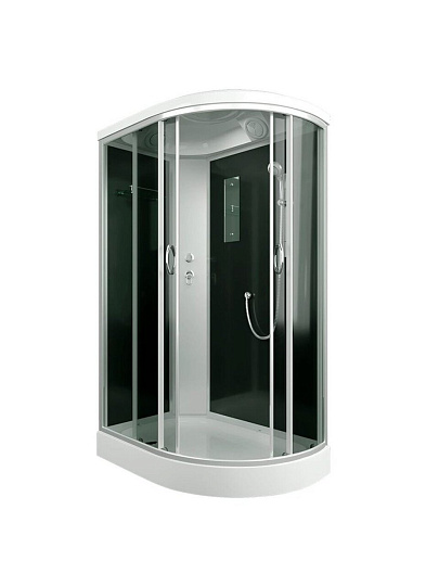 Душевая кабина низкий поддон, 120х80х215 см, тонированная, Erlit, ER3512PL-C4-RUS