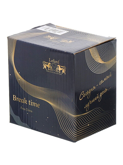 Кружка фарфор, 400 мл, Break Time, Lefard, 756-346