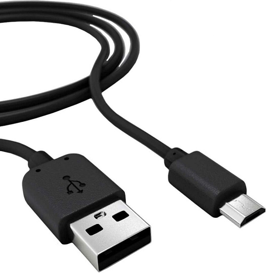 Кабель USB, Red Line, micro USB, 1 м, черный, УТ000002814