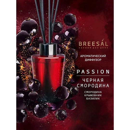 Аромадиффузор Breesal, 70 мл, Passion Черная смородина, BR0011