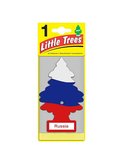 Ароматизатор в машину подвесной, сухой, Car-Freshner, Российский флаг, 35906