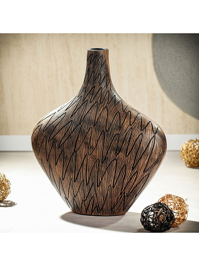 Ваза полистоун, настольная, Амфора, Y6-10036, 26х10х32 см