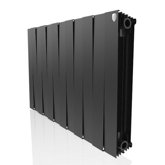 Радиатор биметалл, 500х100 мм, Royal Thermo, PianoForte/Noir Sable, 12 секций, НС-1176330