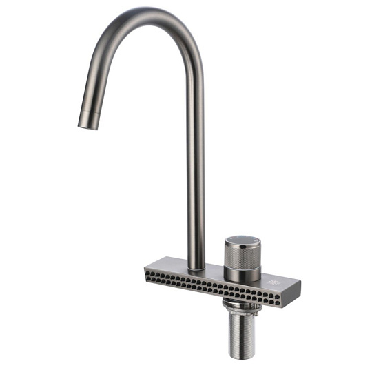 Смеситель для кухни, РМС, с картриджем, SUS130PVD-017F