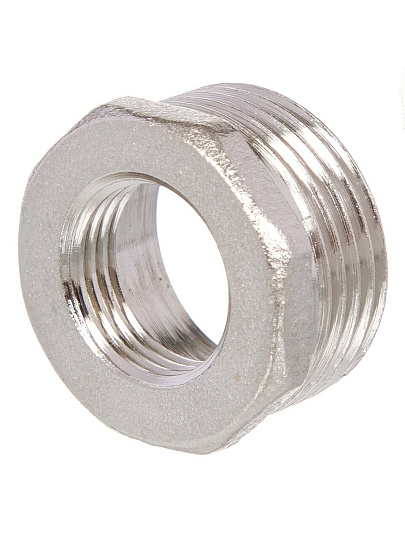 Футорка 1"x1" 1/2, г-ш, никель, РосТурПласт