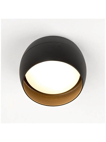 Светильник накладной General Lighting Systems, Чаша, 50 Вт, GX53, на 1 лампочку, IP20, 9х9х5 см, Спот, черный, 661338