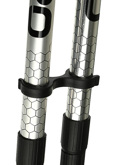 Палки для скандинавской ходьбы, 65-135 см, 2 шт, алюминий, телескопические, SilaPro, 190-010