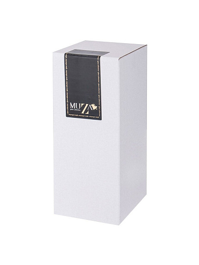 Ваза стекло, настольная, 30 см, Muza, Perfetti Lavender, 380-619