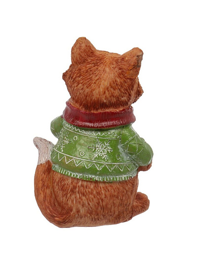 Фигурка декоративная полистоун, Лиса, 10х14.5 см, Y4-9793