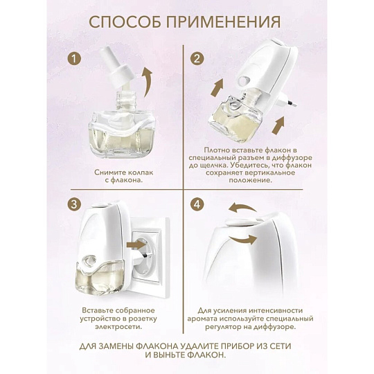 Аромадиффузор Breesal, 20 мл, Свежесть прованса, сменный блок, ELDF004