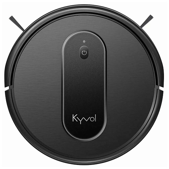 Робот-пылесос аккумуляторный, Kyvol, D10, 28 Вт, с контейнером, 0.25 л, 2.6 А.ч, сухая и влажная уборка, черный