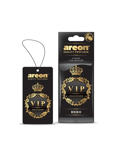 Ароматизатор в машину подвесной, сухой, Areon, VIP Hero, 704-VIP-08