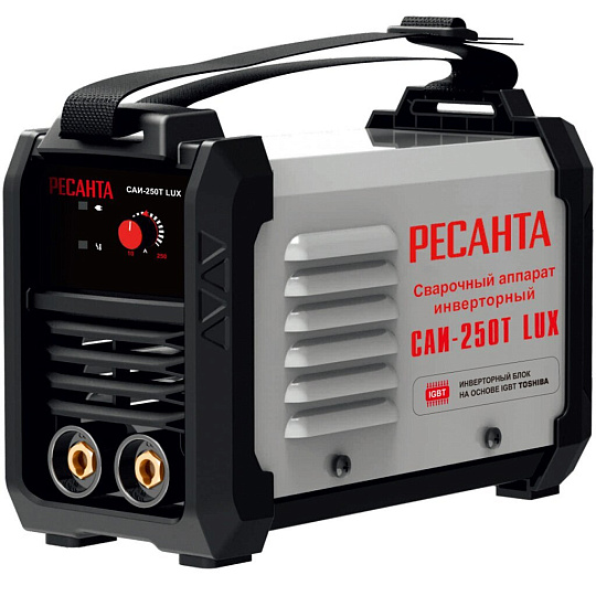Сварочный аппарат инверторный, Ресанта, САИ-250Т Lux, 8.2 кВт, 250 А, электрод
