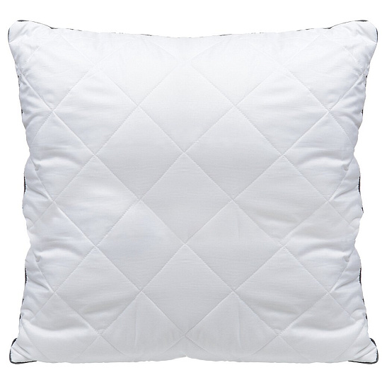 Подушка 70 х 70 см, Файбер, Лофт, чехол микрофибра 100% полиэстер, кант, IVVA, ПФМстм-77